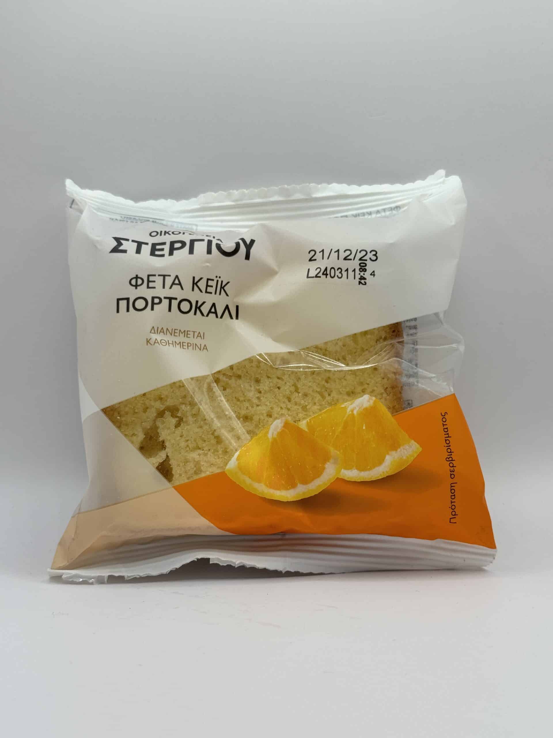 Κέικ (φέτα) πορτοκάλι
