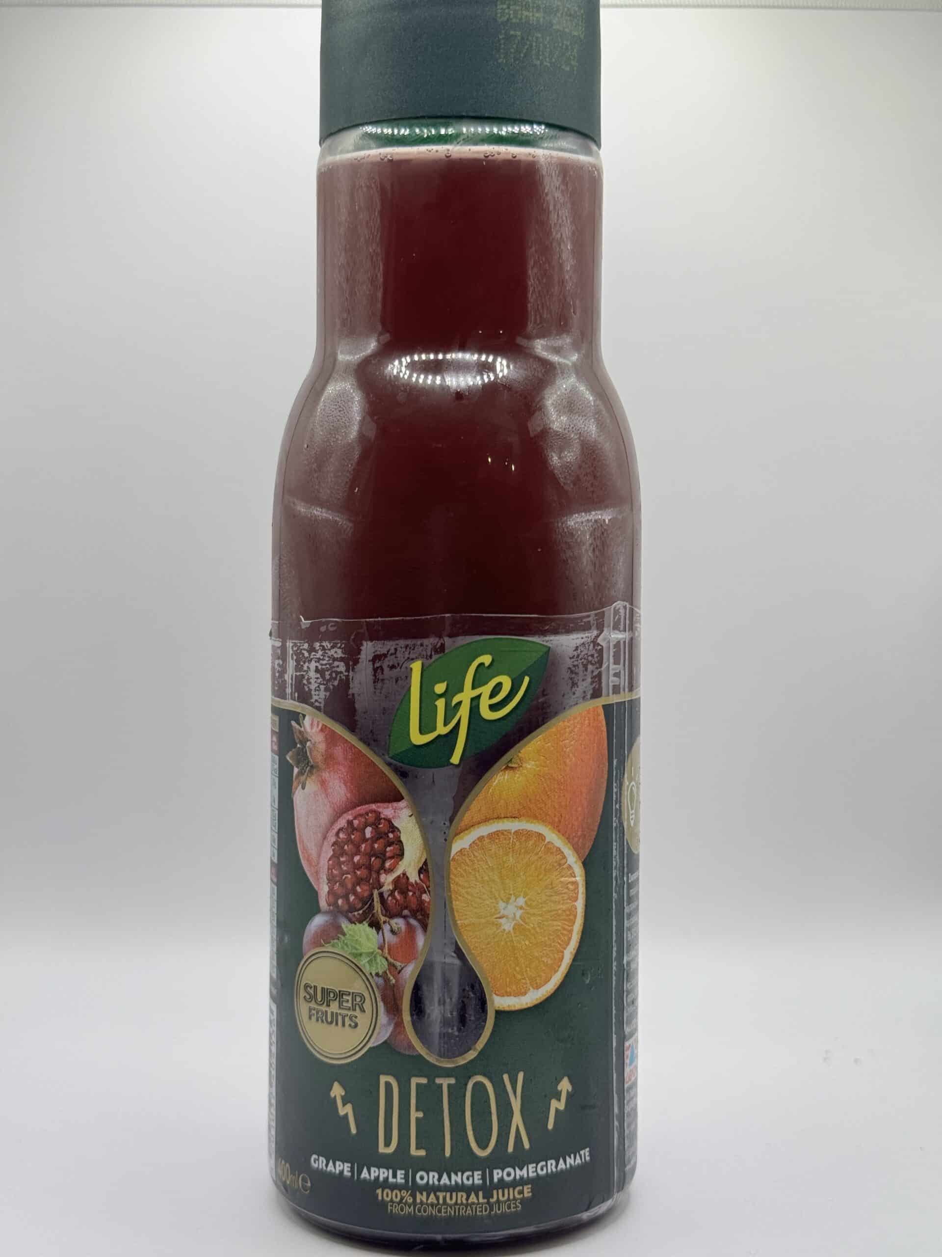 Χυμός Life DETOX Grape Apple Orange Pomegranate