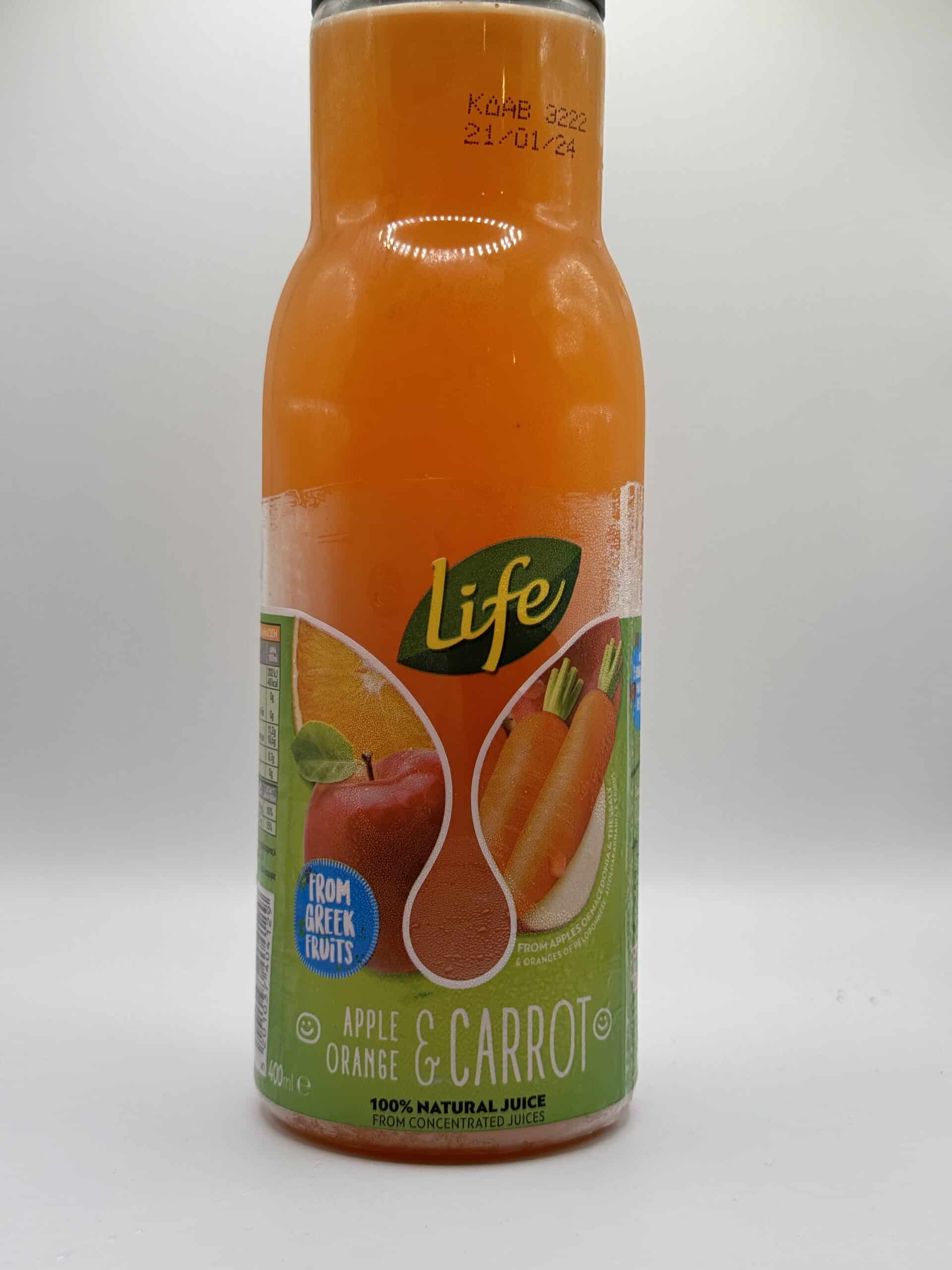 Χυμός Life Apple Orange & Carrot