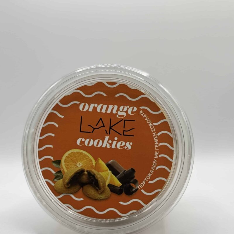 orangeLAKE cookies πορτοκαλιού με γέμιση σοκολάτα
