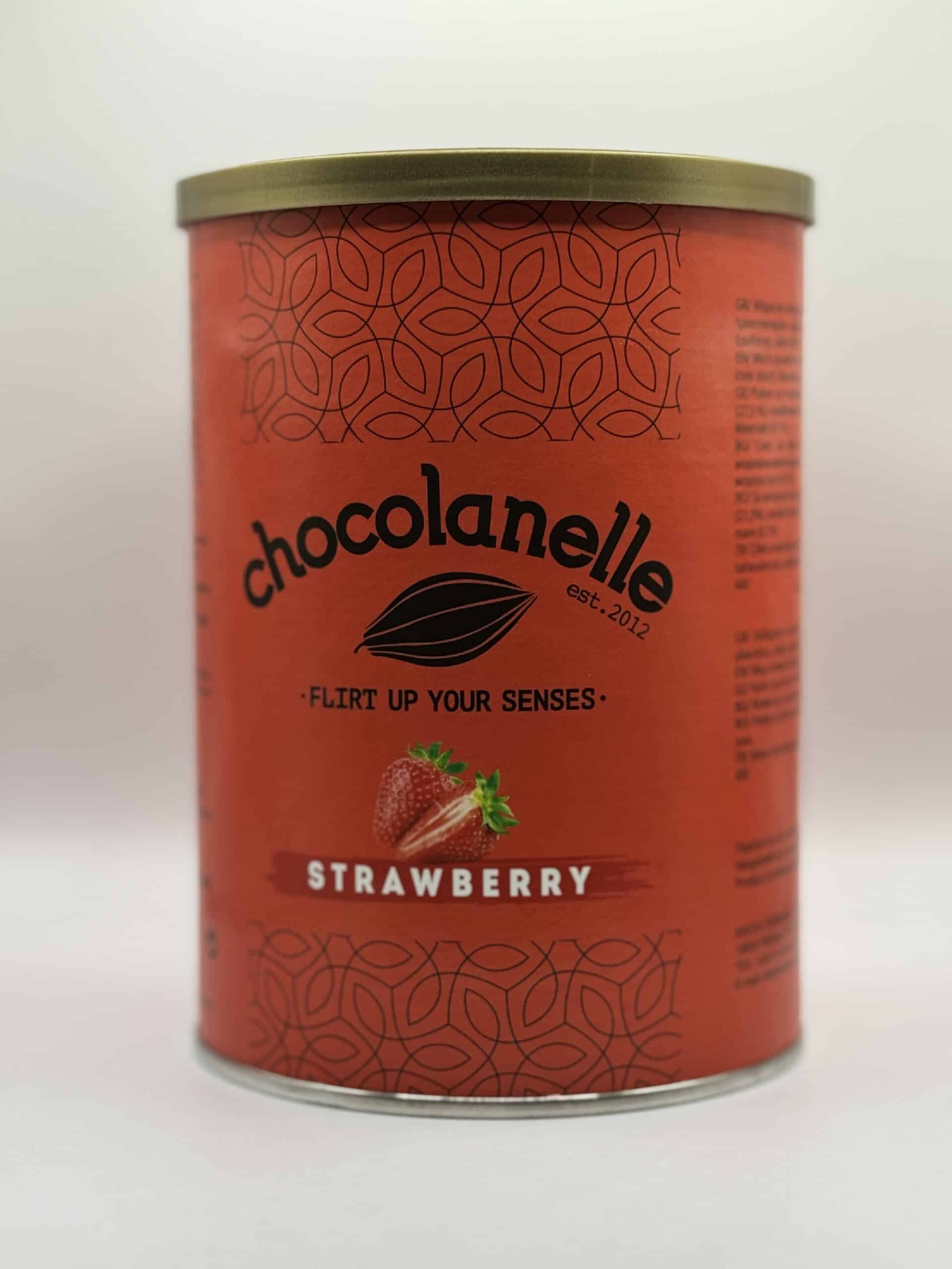 Ρόφημα Σοκολάτας chocolanelle με γεύση φράουλα